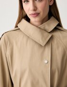 DKNY палто дамско с памук бежово DLEMPY55