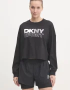 DKNY Памучна блуза с дълги ръкави