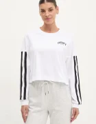 DKNY Памучна блуза с дълги ръкави