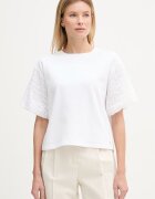DKNY Памучна тениска дамска в бяло DJ6T1731