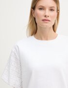 DKNY Памучна тениска дамска в бяло DJ6T1731