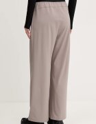 DKNY Панталон в сиво с широка каройка с висока талия DP6P3645