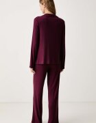 DKNY пижама дамска от вискоза бордо YI90136