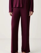 DKNY пижама дамска от вискоза бордо YI90136