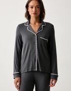 DKNY пижама от две части дамска от вискоза сива YI90092