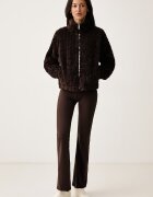 DKNY поларен суичър дамски кафяв DP6J9737