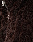 DKNY поларен суичър дамски кафяв DP6J9737