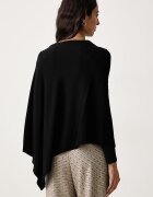 DKNY пончо дамско с вискоза черно DJ6R0981