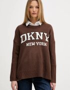DKNY пуловер дамски кафяв DJ4R0362