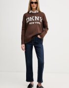 DKNY пуловер дамски кафяв DJ4R0362