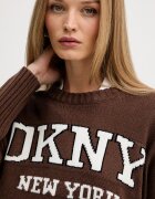 DKNY пуловер дамски кафяв DJ4R0362
