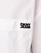 DKNY риза дамска от памук бяла DJ6W2325