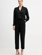DKNY Риза дамска в черно със свободна кройка с класическа яка DJ6W2192