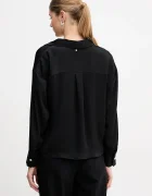 DKNY Риза дамска в черно със свободна кройка с класическа яка DJ6W2192
