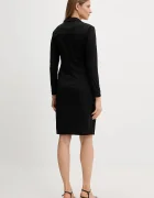DKNY Рокля в черно къса със стандартна кройка DD5J2P39