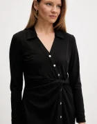 DKNY Рокля в черно къса със стандартна кройка DD5J2P39