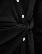DKNY Рокля в черно къса със стандартна кройка DD5J2P39