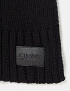 DKNY Шал в черно с изчистен дизайн D5KS1627