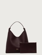 DKNY шопинг чанта дамска от имитация на кожа бордо R54CAO07