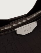 DKNY шопинг чанта дамска от имитация на кожа кафява R63APG32
