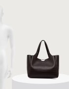 DKNY шопинг чанта дамска от имитация на кожа кафява R63APG32