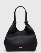 DKNY шопинг чанта дамска от имитация на кожа PAULA черна R42BAE49