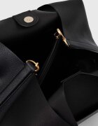 DKNY шопинг чанта дамска от имитация на кожа PAULA черна R42BAE49