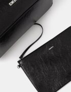 DKNY шопинг чанта дамска от имитация на кожа PAULA черна R62AXE48