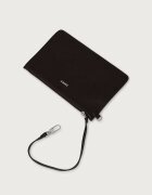 DKNY шопинг чанта дамска от имитация на велур кафява R63AME49