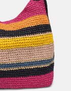 DKNY шопинг чанта дамска от сплетена материя PAULA многоцветна R61CYO07