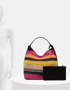 DKNY шопинг чанта дамска от сплетена материя PAULA многоцветна R61CYO07