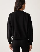 DKNY суичър дамски с памук черен DP6T1462