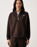 DKNY суичър дамски с памук кафяв DP6T1652