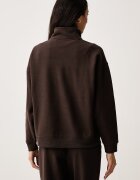 DKNY суичър дамски с памук кафяв DP6T1652