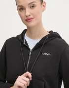 DKNY Суичър в черно с качулка с изчистен дизайн DP5J9508