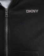 DKNY Суичър в черно с качулка с изчистен дизайн DP5J9508