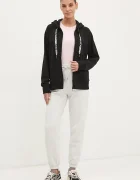 DKNY Суичър в черно с качулка с изчистен дизайн DP5J9510