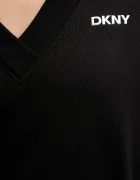 DKNY Суичър в черно с принт DP6T1644