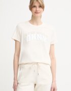 DKNY тениска дамска от памук бежова DP6T1733