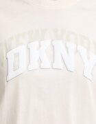 DKNY тениска дамска от памук бежова DP6T1733