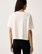 DKNY тениска дамска от памук бежова DP6T1846