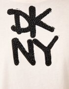 DKNY тениска дамска от памук бежова DP6T1846
