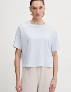 DKNY тениска дамска от памук синя DP6T1662