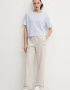DKNY тениска дамска от памук синя DP6T1662