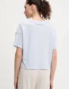DKNY тениска дамска от памук синя DP6T1662