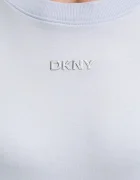 DKNY тениска дамска от памук синя DP6T1662