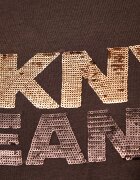 DKNY тениска дамска с памук кафява DJ6T1846