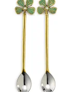 Doing Goods Чаена лъжичка Lucky Clover 125 x 25 05 cm (2 броя)
