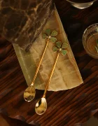 Doing Goods Чаена лъжичка Lucky Clover 125 x 25 05 cm (2 броя)