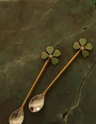 Doing Goods Чаена лъжичка Lucky Clover 125 x 25 05 cm (2 броя)